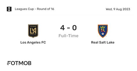 Real Salt Lake live score, schedule & player stats .